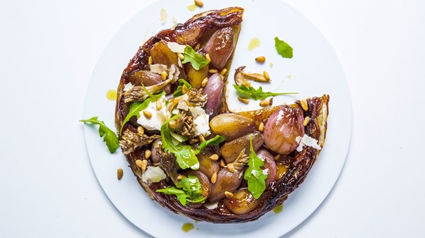Shallot tarte Tatin