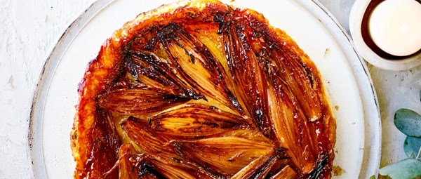 Shallot tarte Tatin