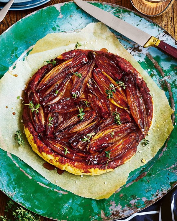 Shallot tarte Tatin