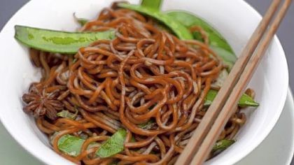 Shanghai fried noodles