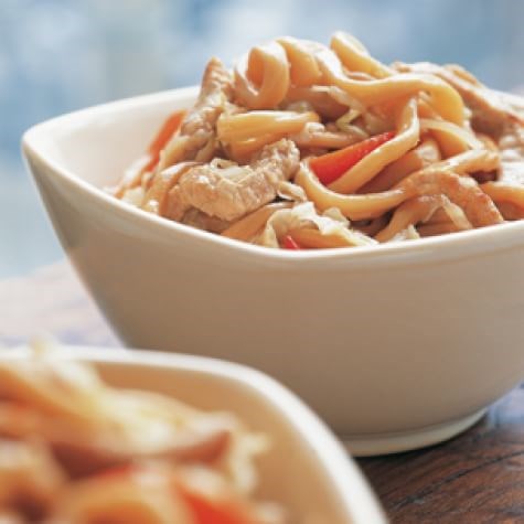 Shanghai noodles with pork