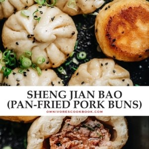 Shanghai pan-fried pork buns (Sheng jian bao / 生煎包)