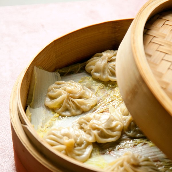 Shanghai soup dumplings (Xiao long bao)