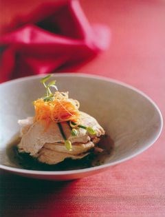 Shaoxing chicken and pickled carrot