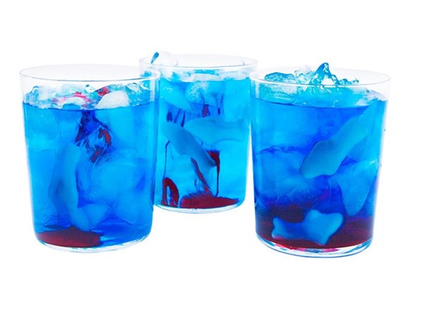 Shark attack cocktails