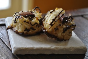 Sharon’s grown-up chocolate coconut sprinkle cookies