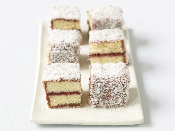 Shaun Hergatt's lamington bars