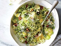 Shaved Brussels sprouts salad