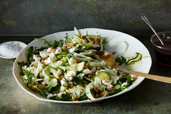 Shaved fennel salad