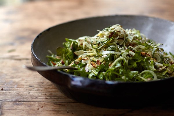 Shaved fennel salad