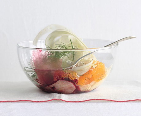 Shaved-fennel salad with oranges and Pecorino