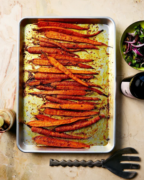 Shawarma spiced carrots