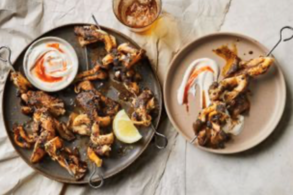 Shawarma-style mushrooms