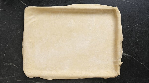 Sheet pan pie crust