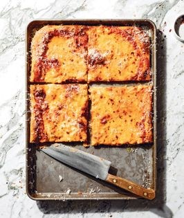Sheet pan pizza, Sicilian-style
