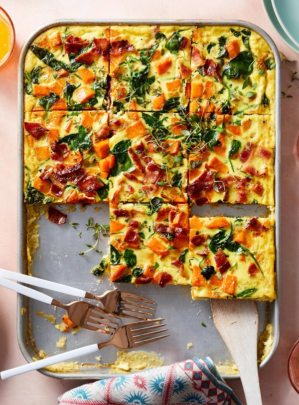 Sheet-pan quiche
