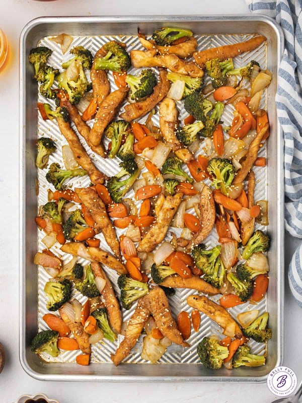 Sheet pan teriyaki chicken 