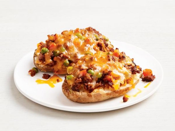 Shepherd's pie baked potatoes 