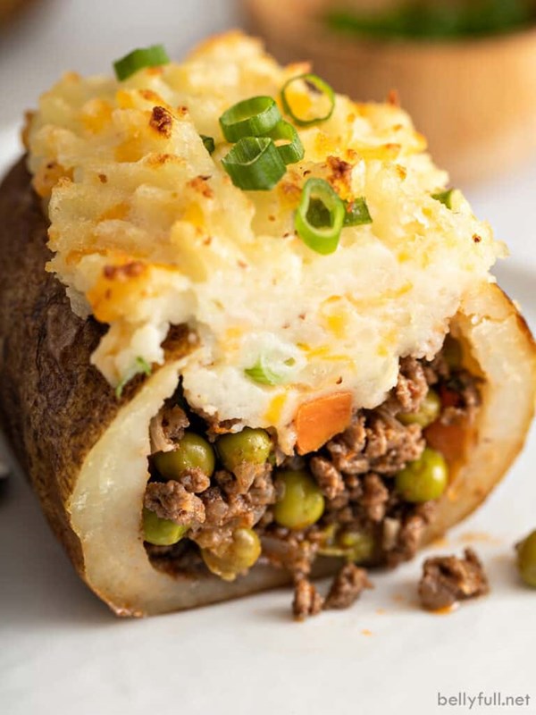 Shepherd’s pie twice baked potatoes