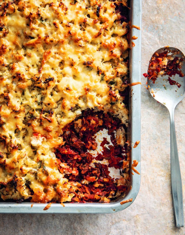 Shepherd's pie with cauliflower mash