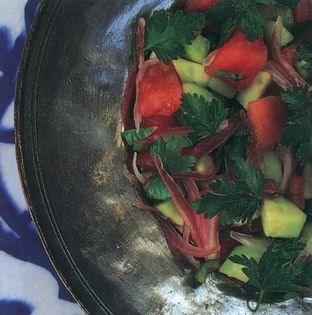 Shepherds' salad (Coban salatasi)