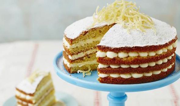 Sherbet lemon cake