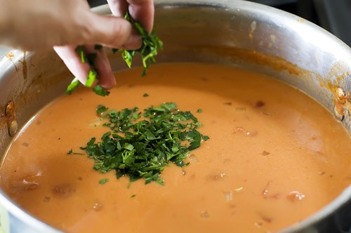 Sherried tomato soup