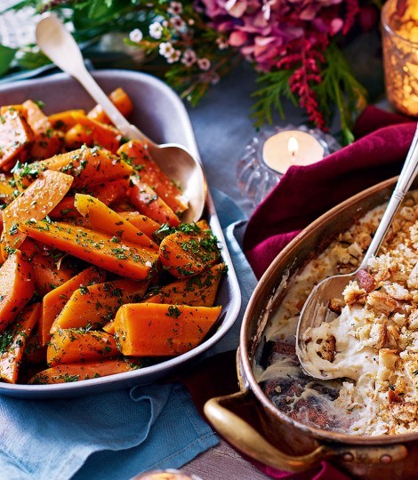 Sherry-glazed carrots