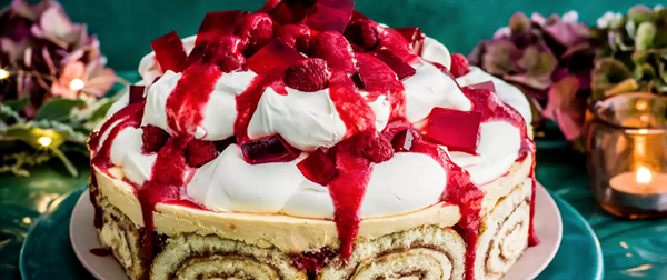 Sherry trifle cheesecake