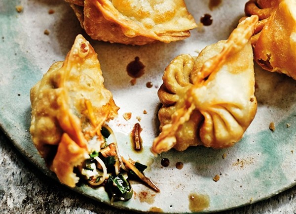 Shiitake chive dumplings