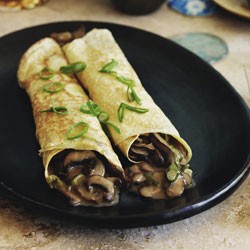 Shiitake crepes