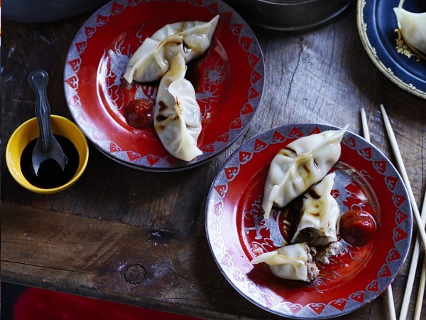 Shiitake mushroom & pork soup dumplings