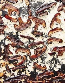 Shiitake mushroom bacon