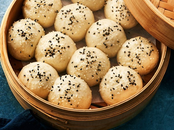 Shiitake steamed buns