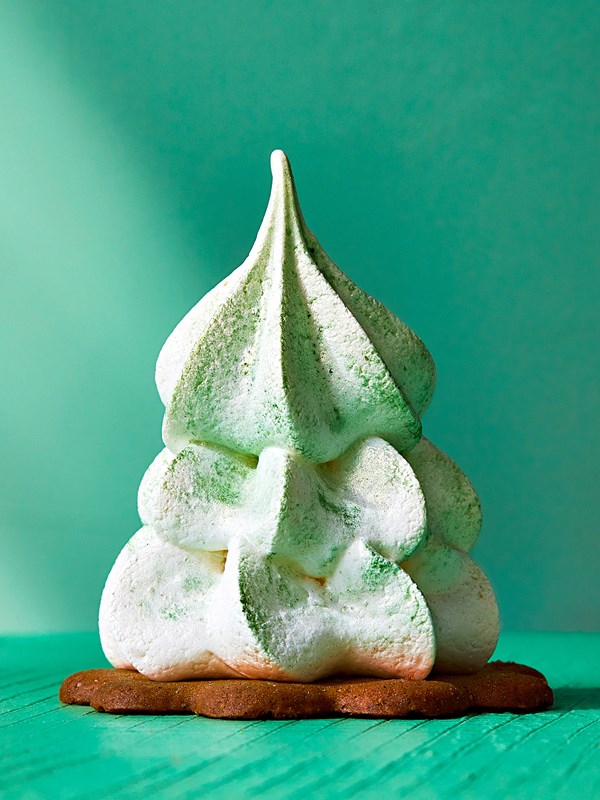 Shimmering meringue trees