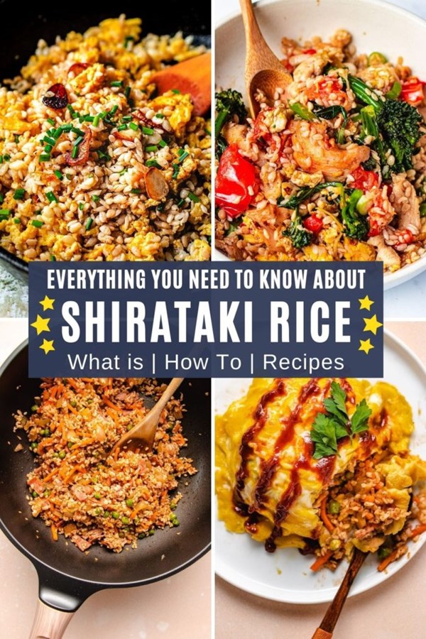 Shirataki rice (Konjac rice)