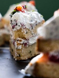 Shiso cream cake
