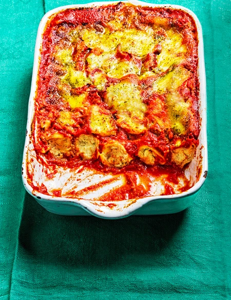 Shiso pesto and ricotta cannelloni