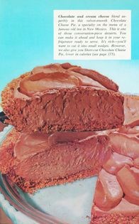 Short-cut chocolate cheese pie