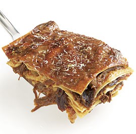 Short rib and dried porcini lasagne
