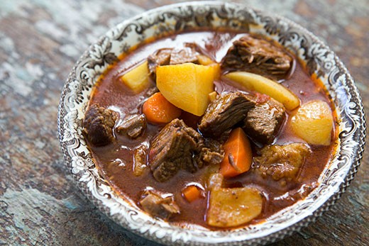Short-rib beef stew with ale