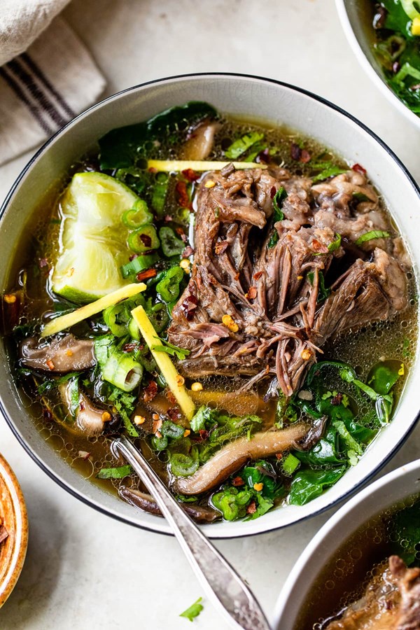 Short rib soup (Instant Pot or stove)