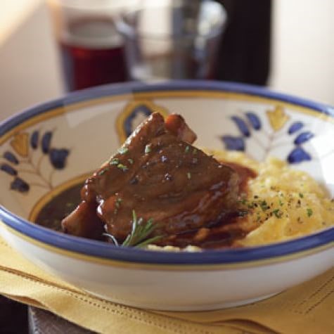 Short ribs braised with Barolo