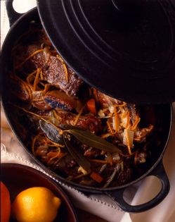 Short ribs braised with citrus