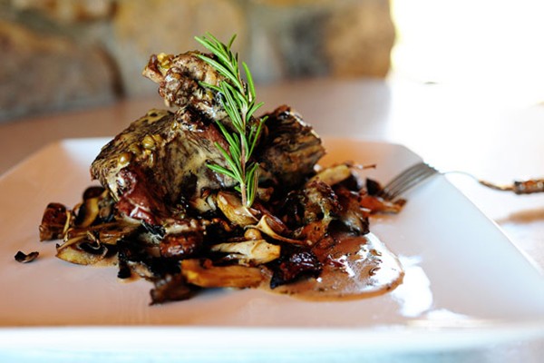 Short ribs with wine and cream
