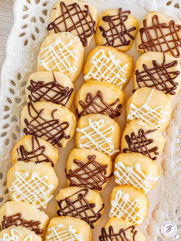 Shortbread cookie bites