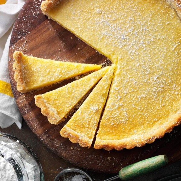 Shortbread lemon tart