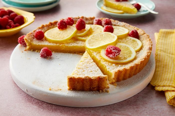 Shortbread lemon tart
