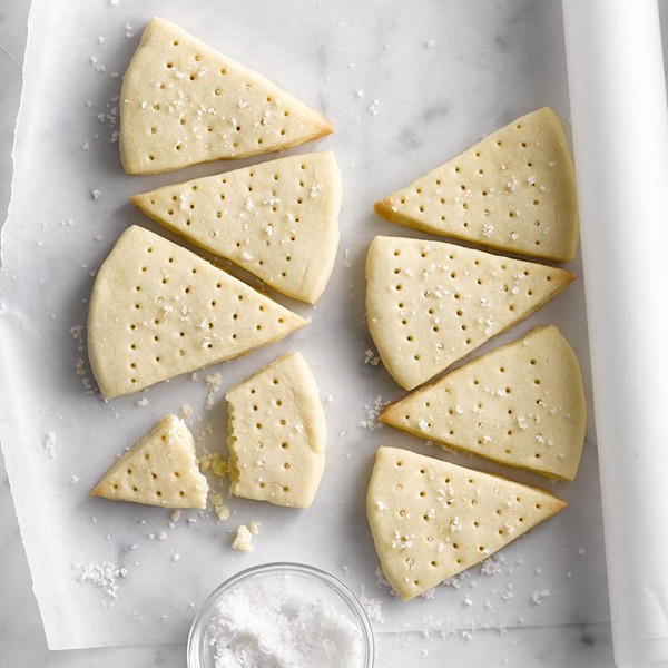 Shortbread with fleur de sel