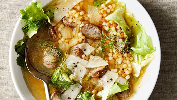 Shortcut Italian wedding soup